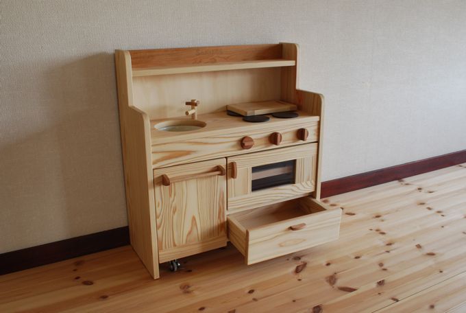 オーダーままごと木製キッチン