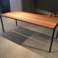 スチール脚 ダイニングテーブル